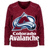 Colorado Avalanche team logo - burgundy mountain peak