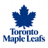 Toronto Maple Leafs team logo - blue maple leaf